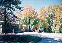 View of Eagle Lodge entrance.