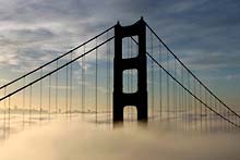 Golden Gate in the Clouds